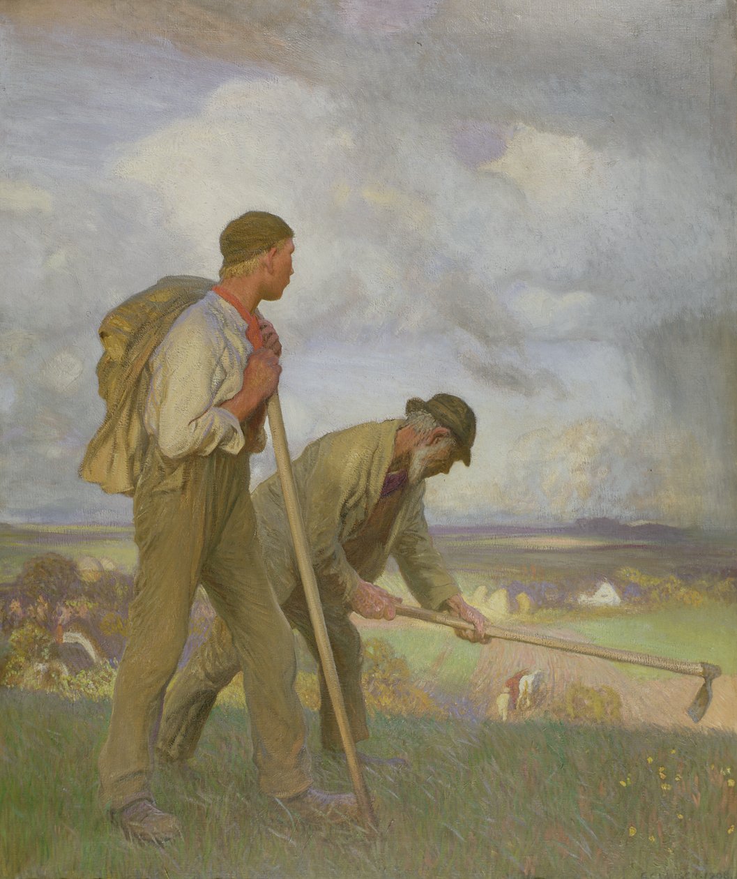 Gutten og mannen, 1908 av George Clausen