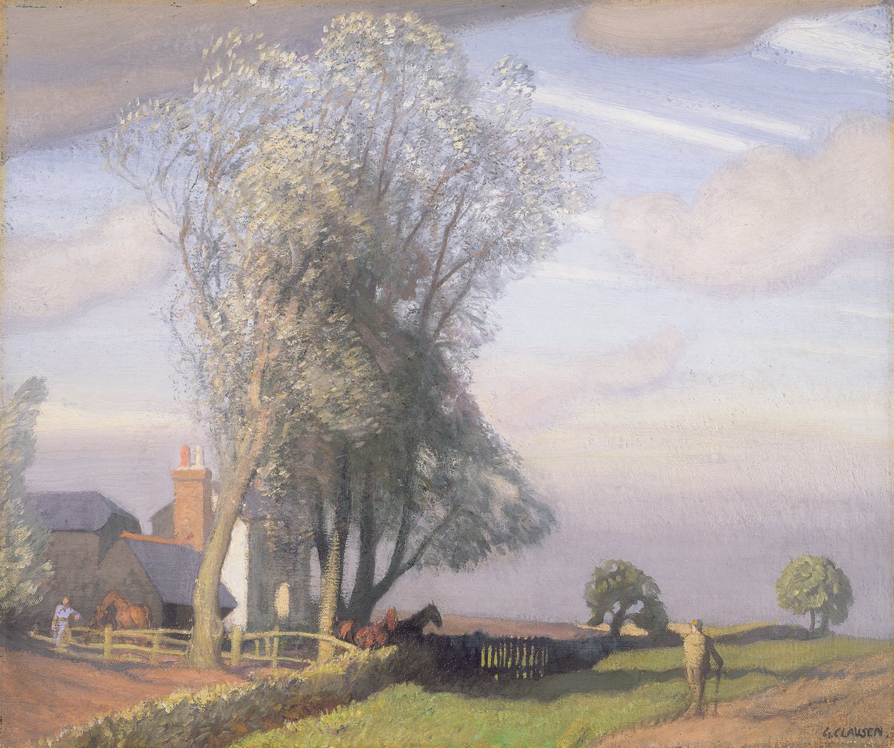 Willow Tree Farm, ca. 1928 av George Clausen
