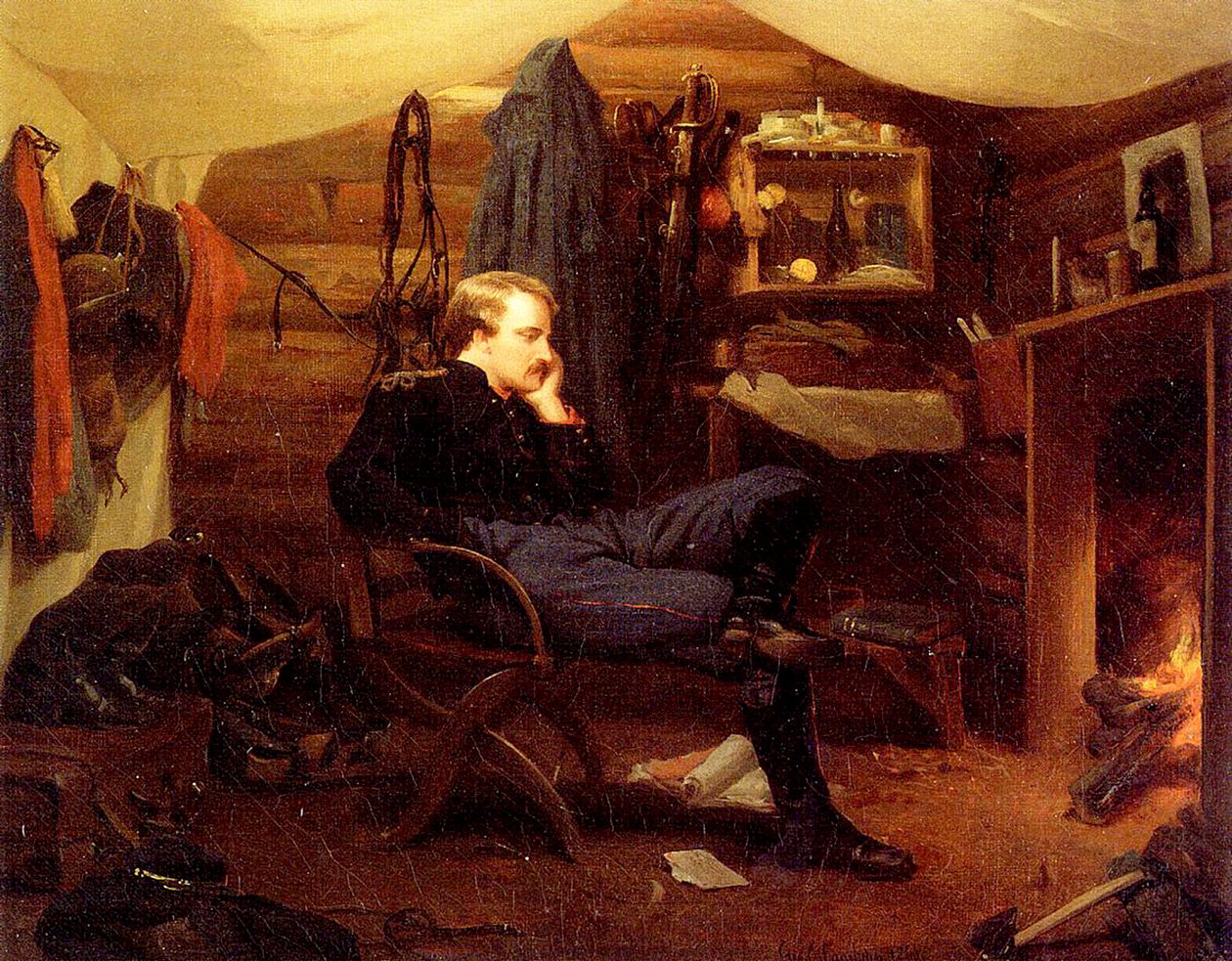 Winter Quarters i Virginia, Army of the Potomac, 1866 av George Cochran Lambdin