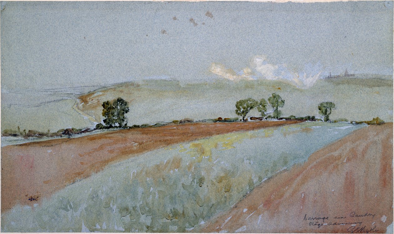 En sperring, Caudry, andre Otago angriper av George Edmund Butler