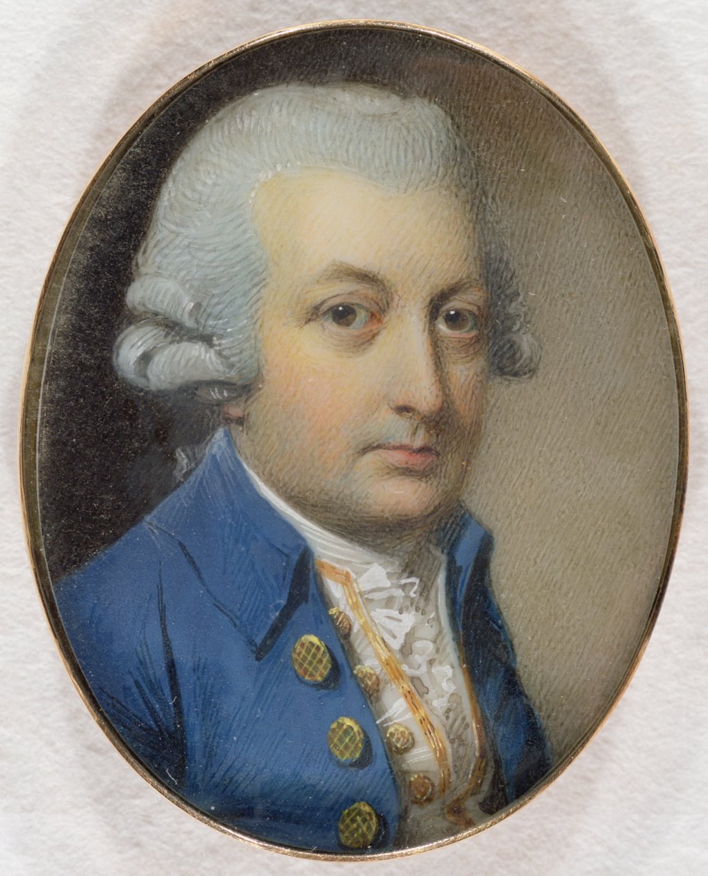 Portrait of a Gentleman, 1787 (wc og gouache på elfenben) av George Engleheart