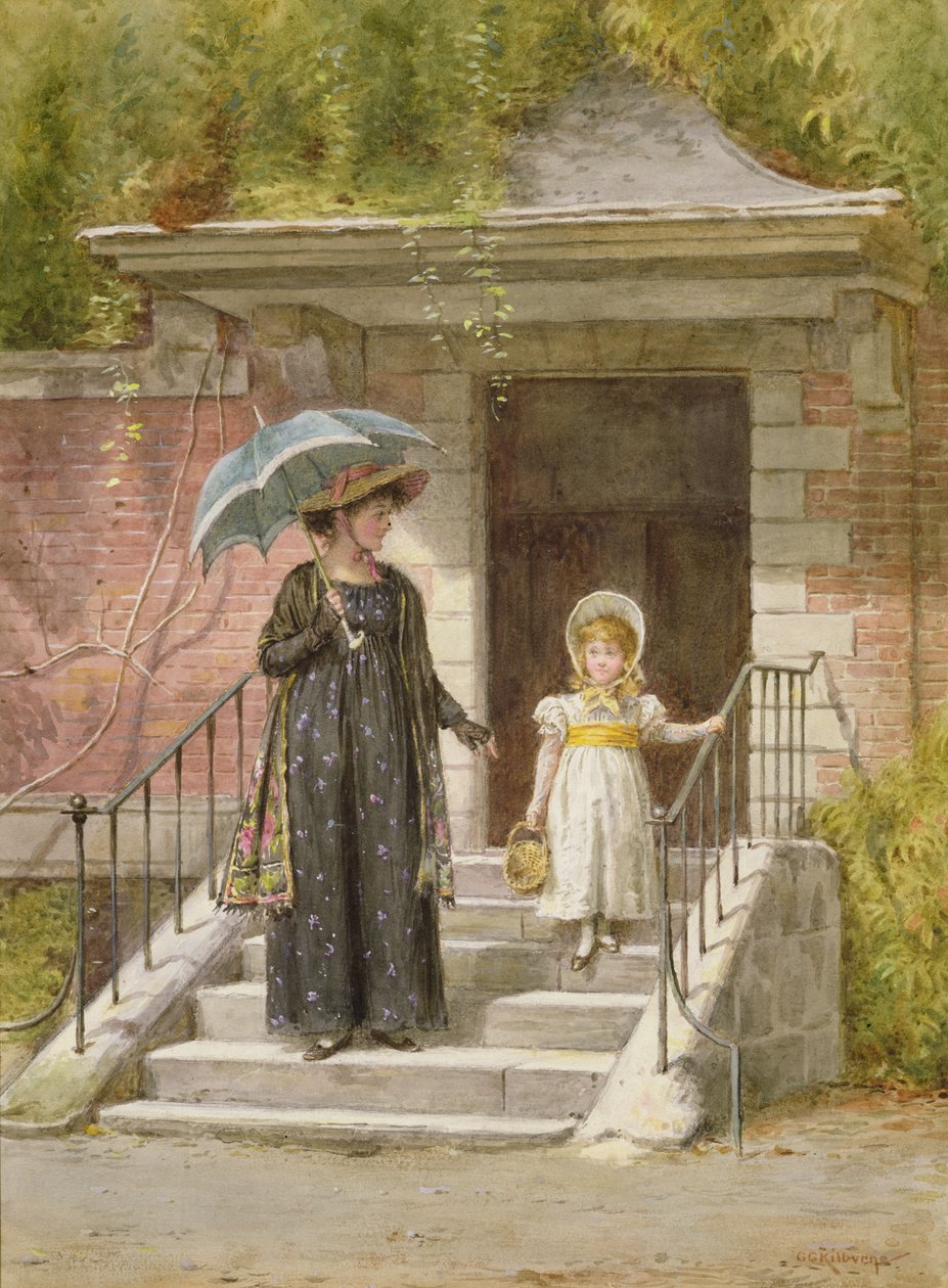 Går og shopper av George Goodwin Kilburne