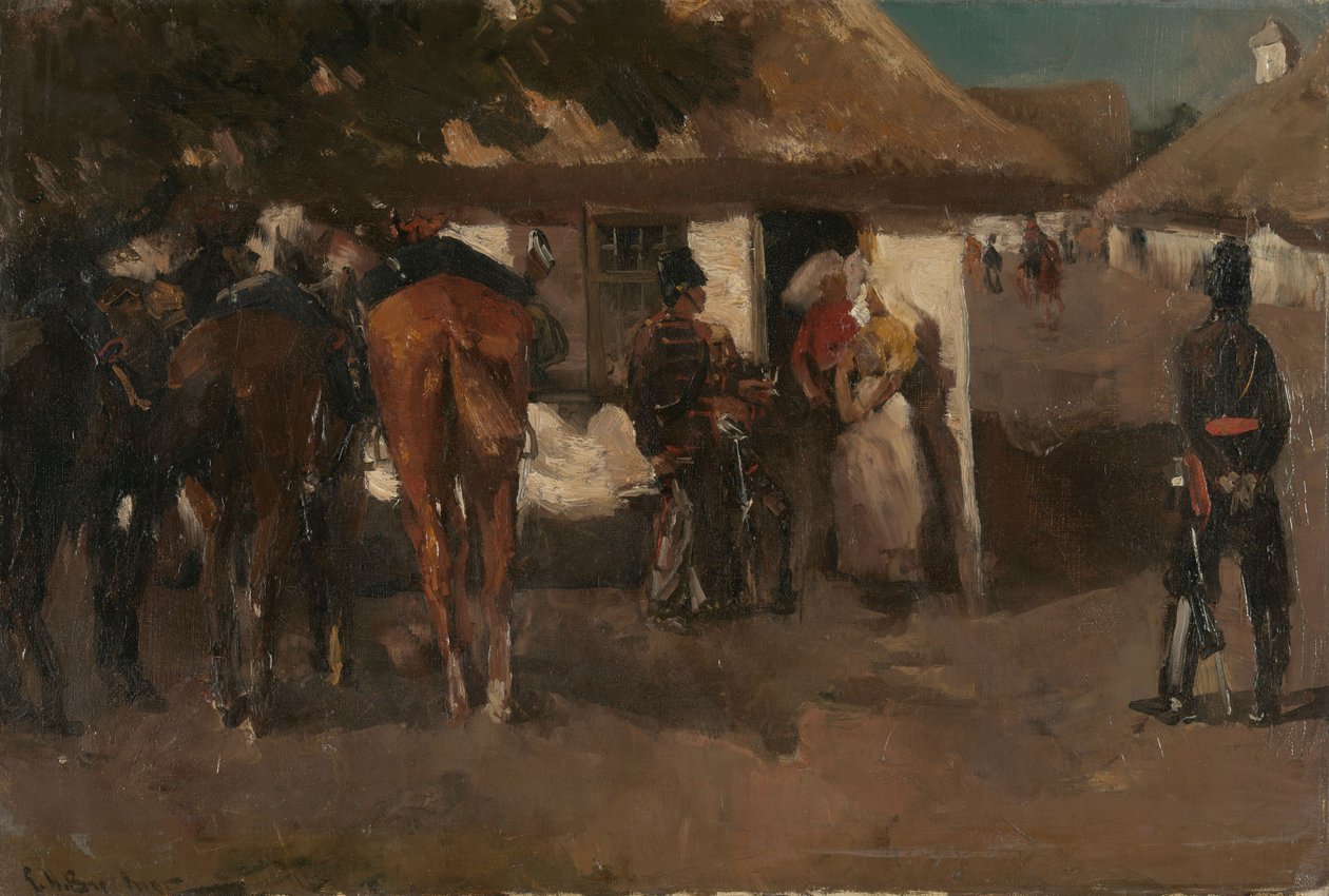 Billettering av troppene av George Hendrik Breitner