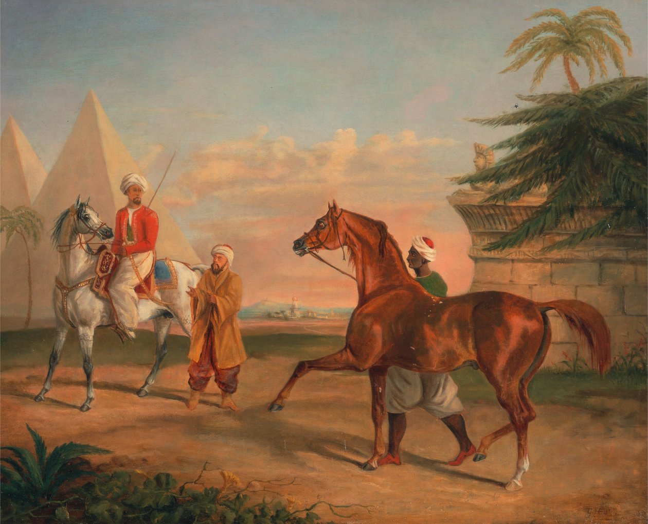 Mameluke kjøper en arabisk hingst av George Henry Laporte