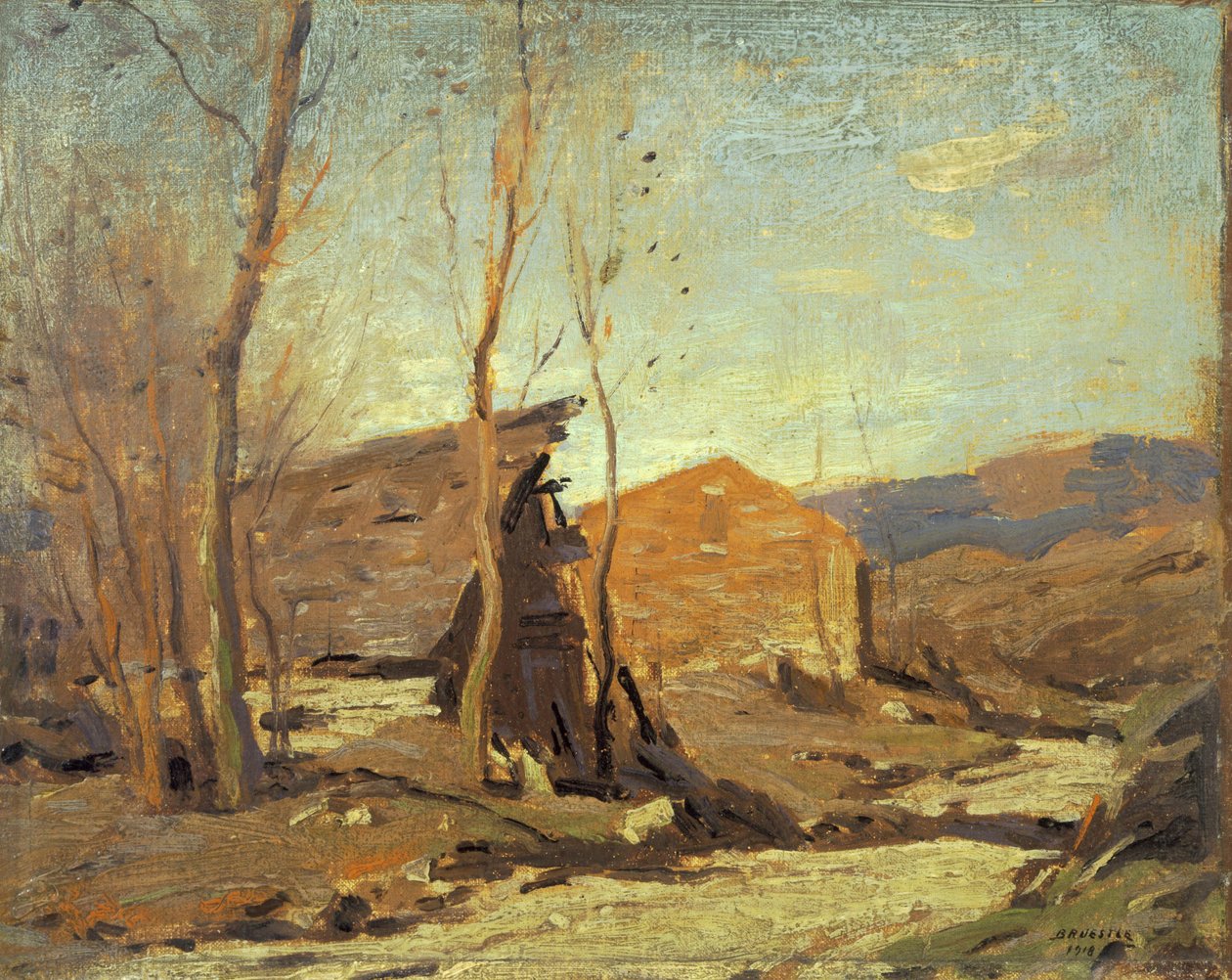 Sent høst ettermiddag av George M. Bruestle