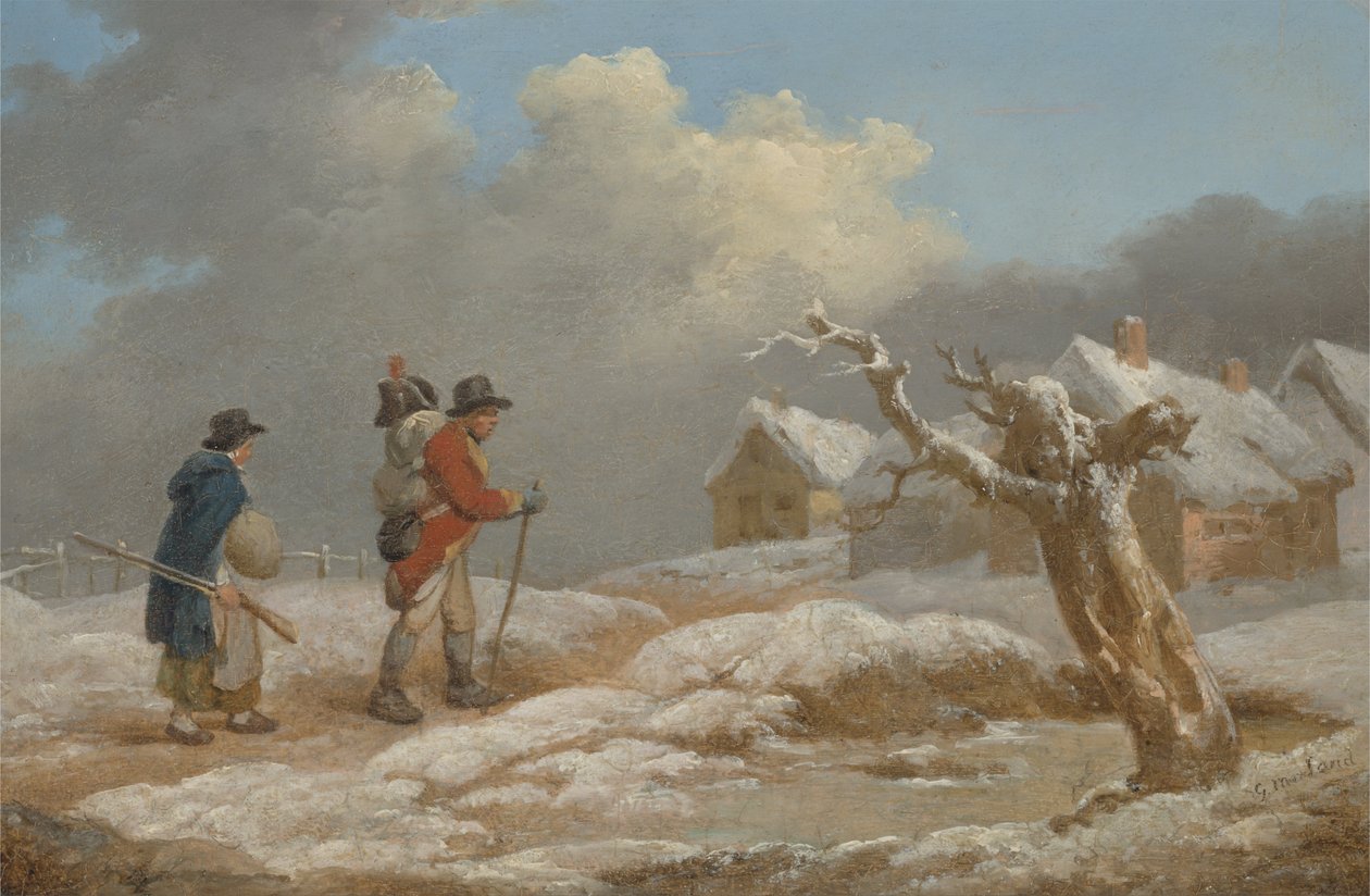 A Soldiers Return av George Morland