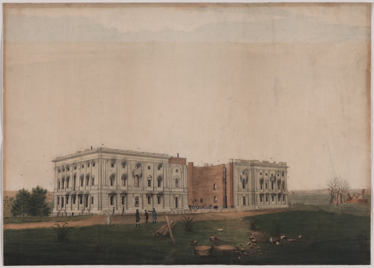 US Capitol 1814 av George Munger