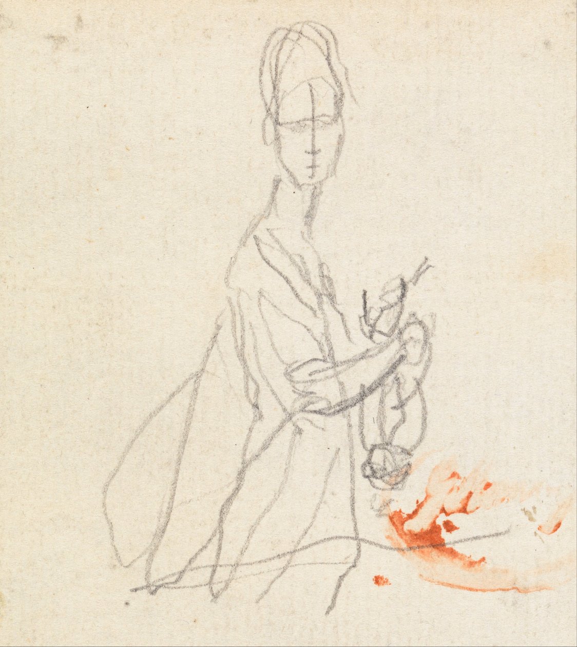 Figurstudie 5 av George Romney