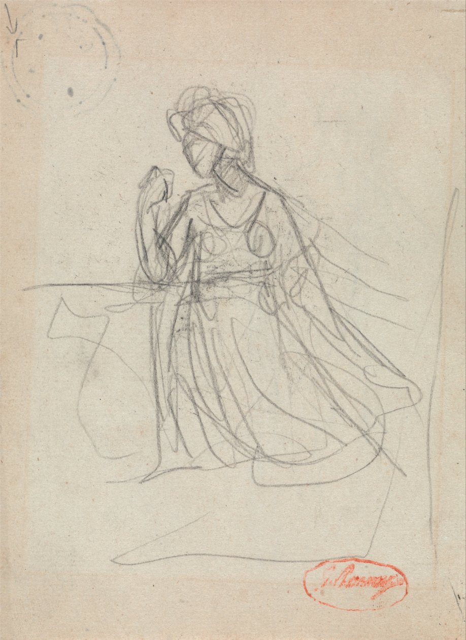 Knelende kvinne av George Romney
