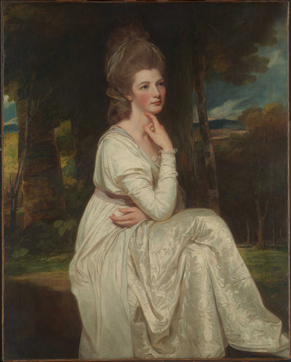 Lady Elizabeth Hamilton (1753–1797), grevinne av Derby av George Romney