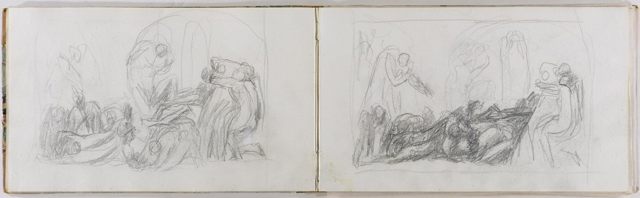 Paradise Lost, ca. 1793 (grafitt på papir) av George Romney