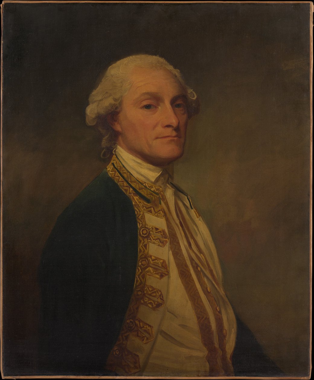 Portrett av Sir Chaloner Ogle, 1. baronett (1726–1816), admiral i den britiske marinen av George Romney