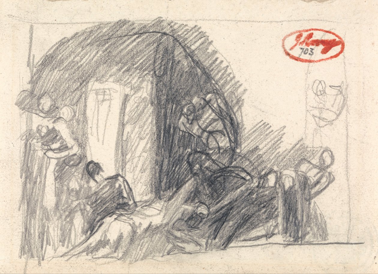 Fengsel scene av George Romney