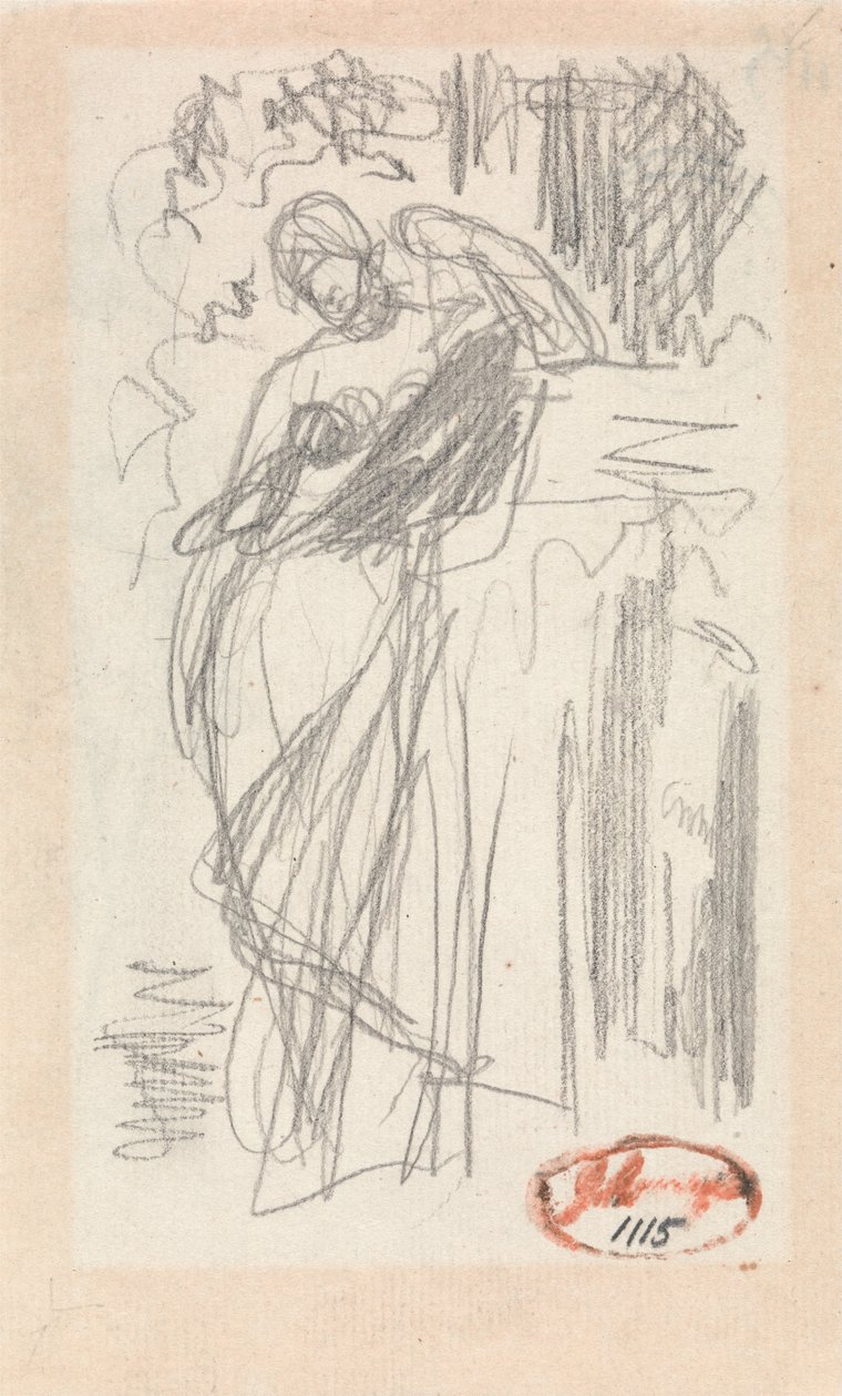 Stående kvinne av George Romney