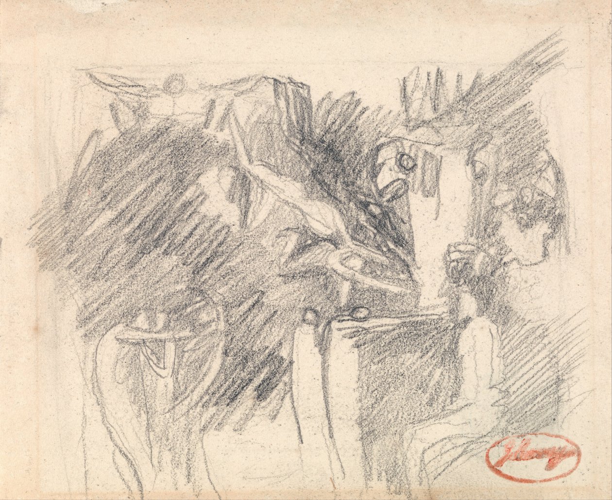 Kristi fristelse av George Romney