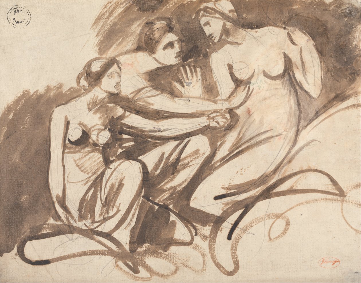 Tre unge hekser av George Romney