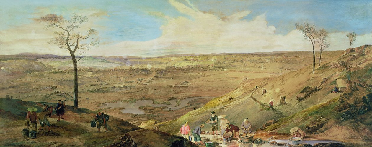 Ballarat, 1858 av George Rowe