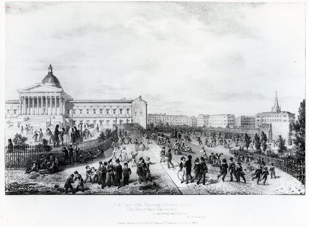 University College School, London, 1835 av George Snr Scharf