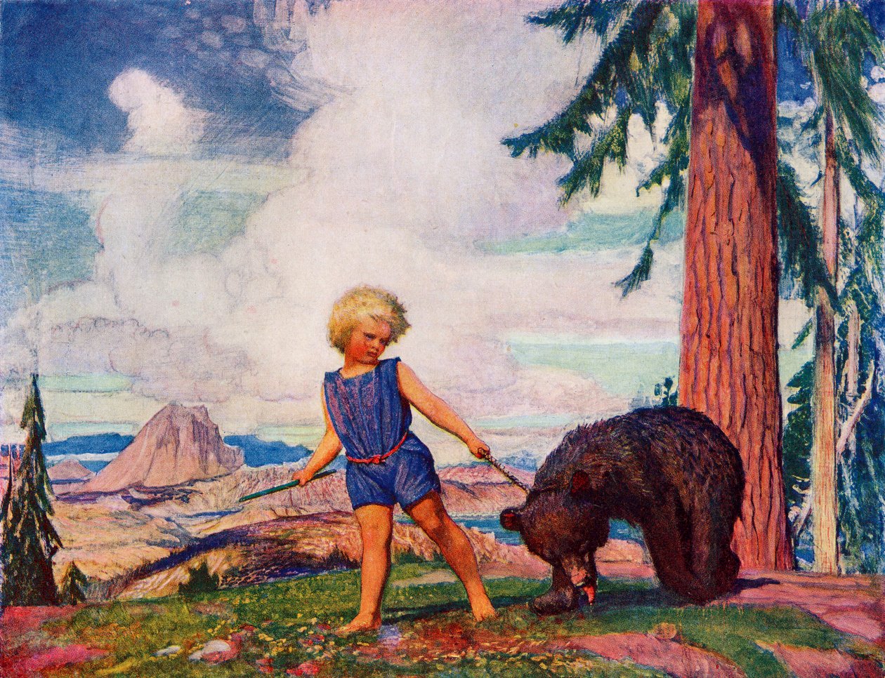 Peter Scott, fra boken Princess Marie-Josés Childrens Book, utgitt 1916 av George Spencer Watson