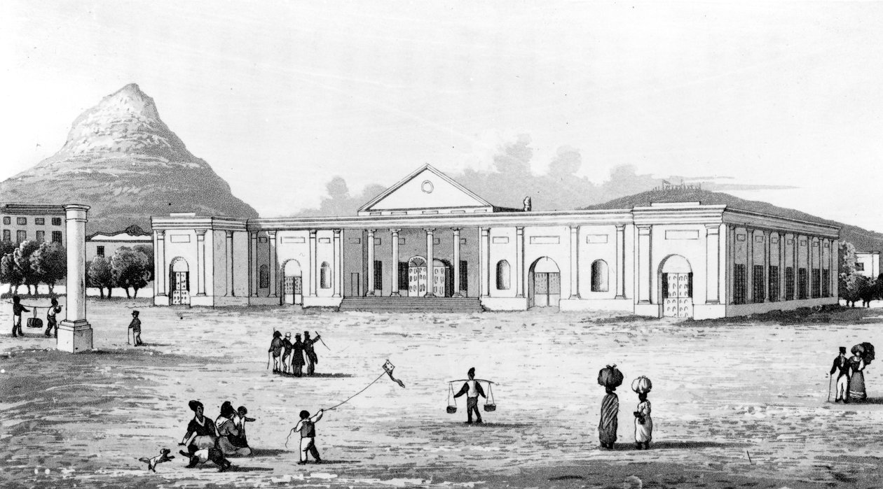 Commercial Exchange, Cape Town, illustrasjon fra 
