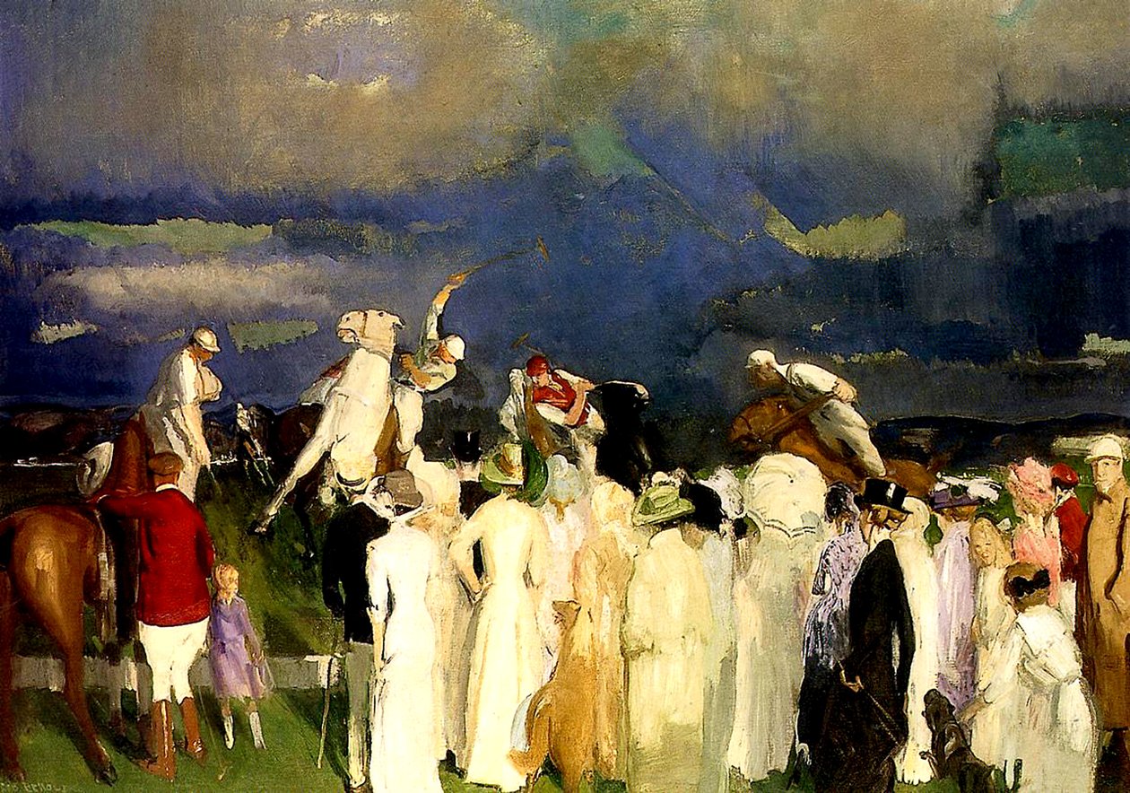 A Game of Polo, 1910 av George Wesley Bellows