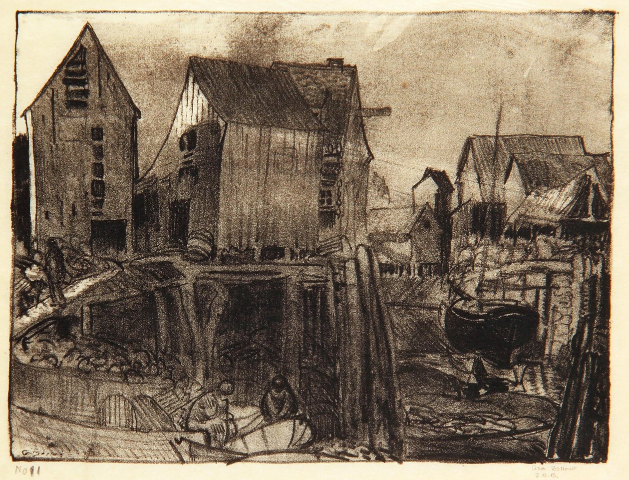 Matinicus, 1916 av George Wesley Bellows