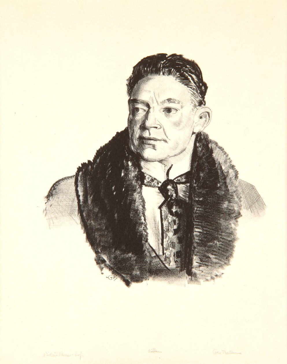 Portrett av Robert Aitken, 1921 av George Wesley Bellows