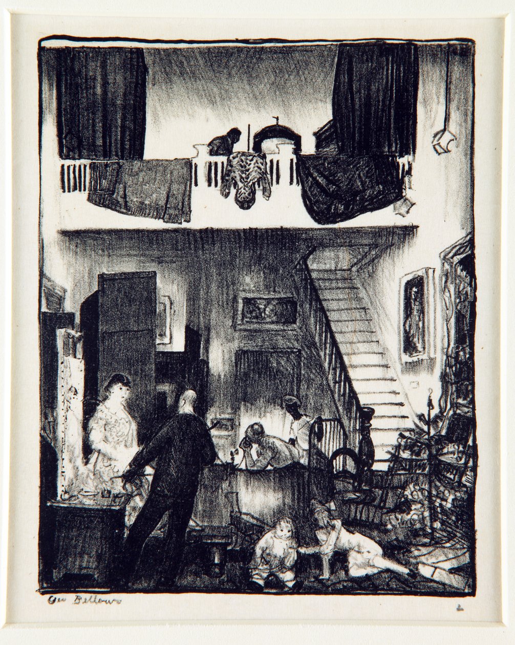Studioet, julen 1916, 1916 av George Wesley Bellows