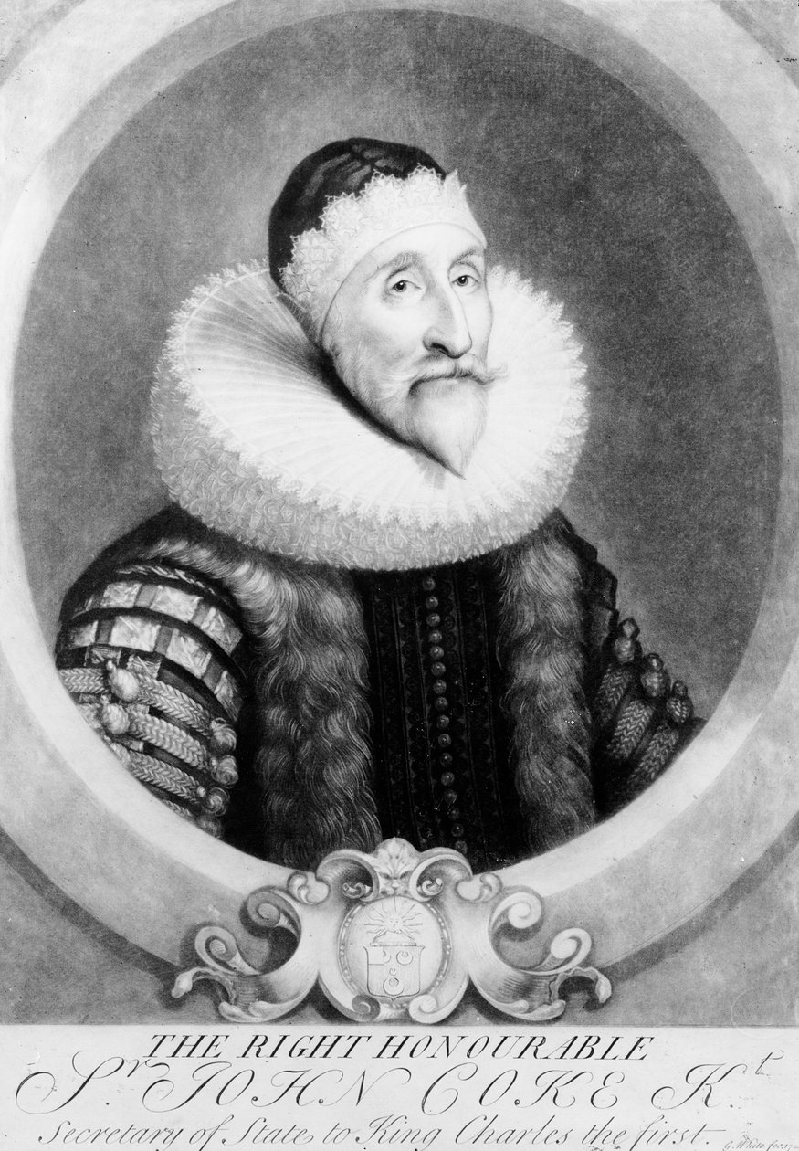 Sir John Coke, 1724 (mezzotint) av George White