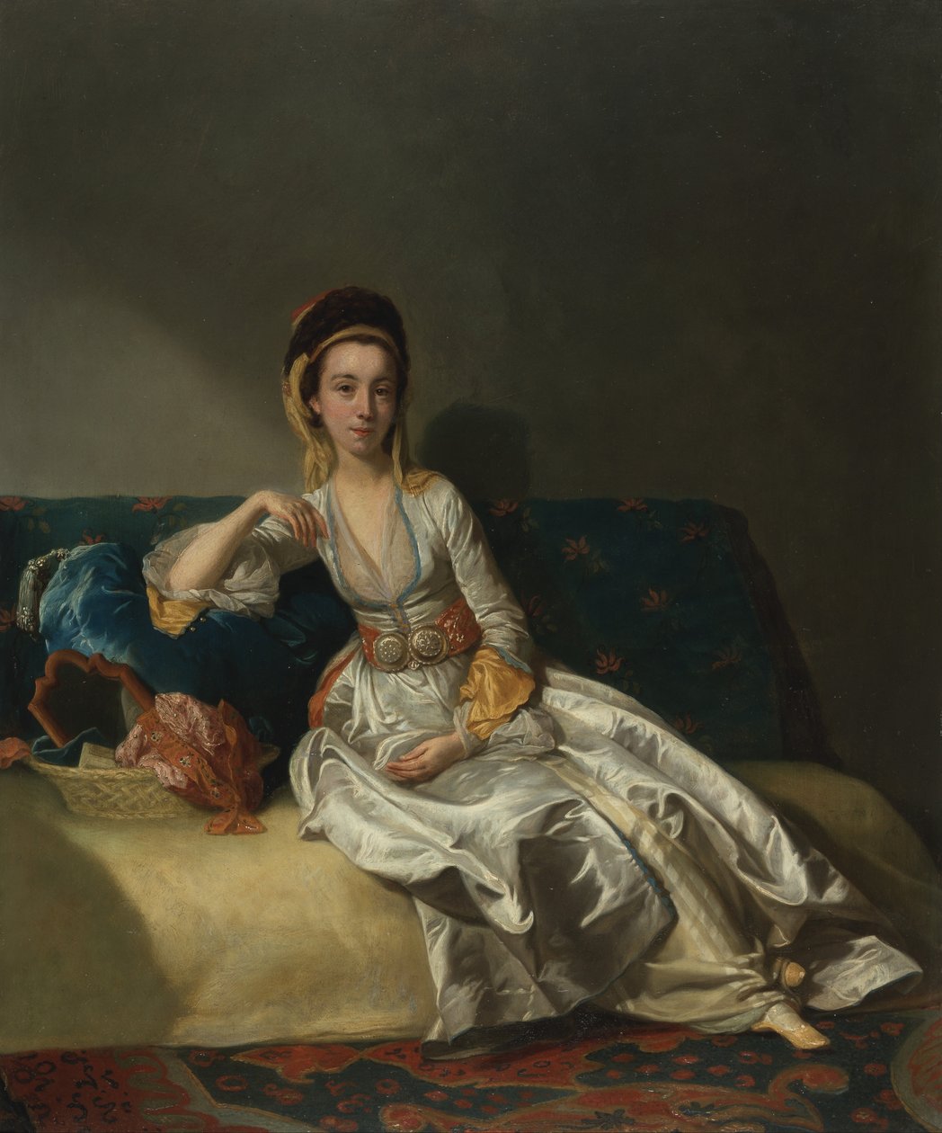 Nancy Parsons i tyrkisk kjole av George Willison