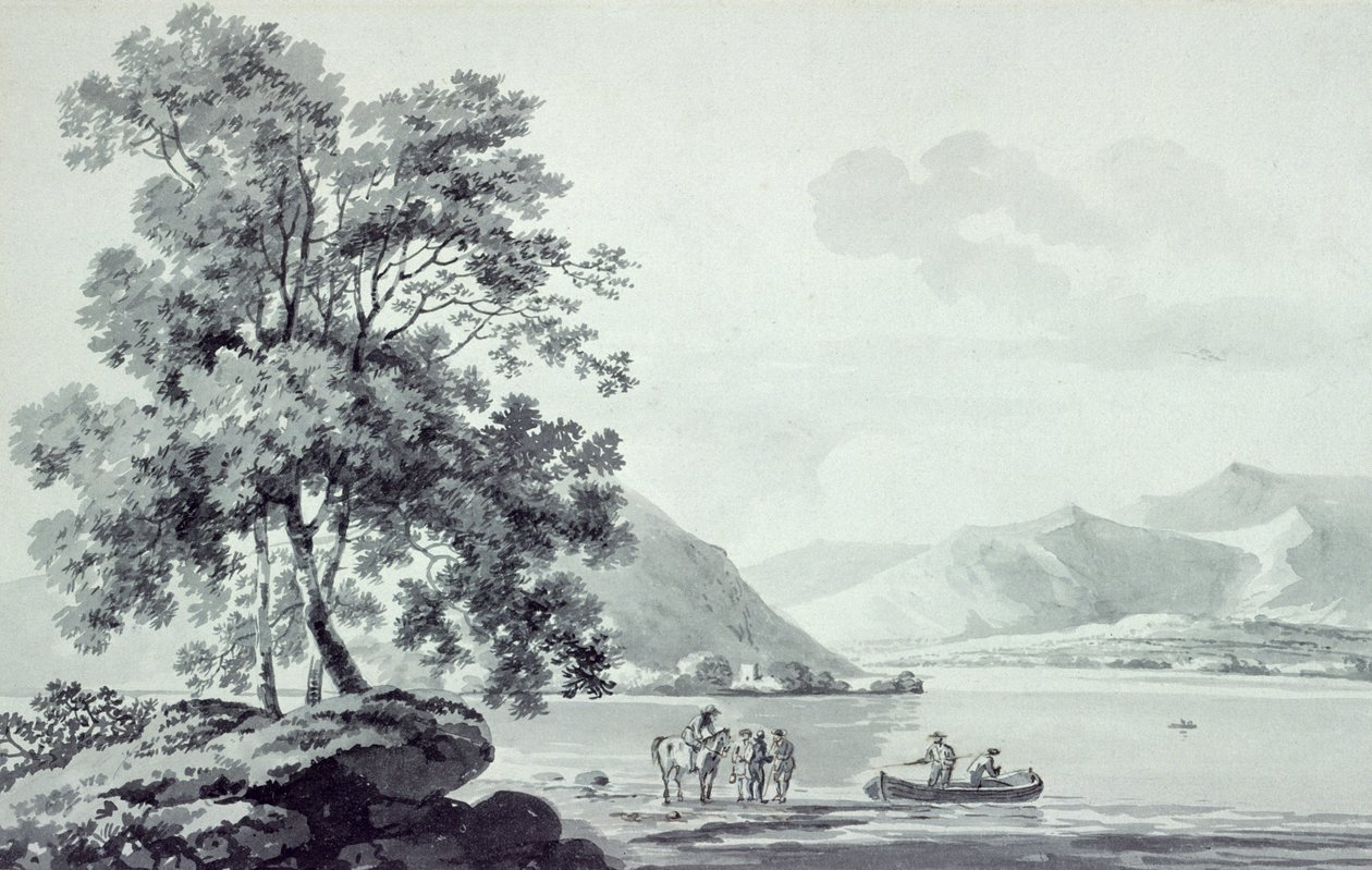 En innsjøscene av George the Elder Barret