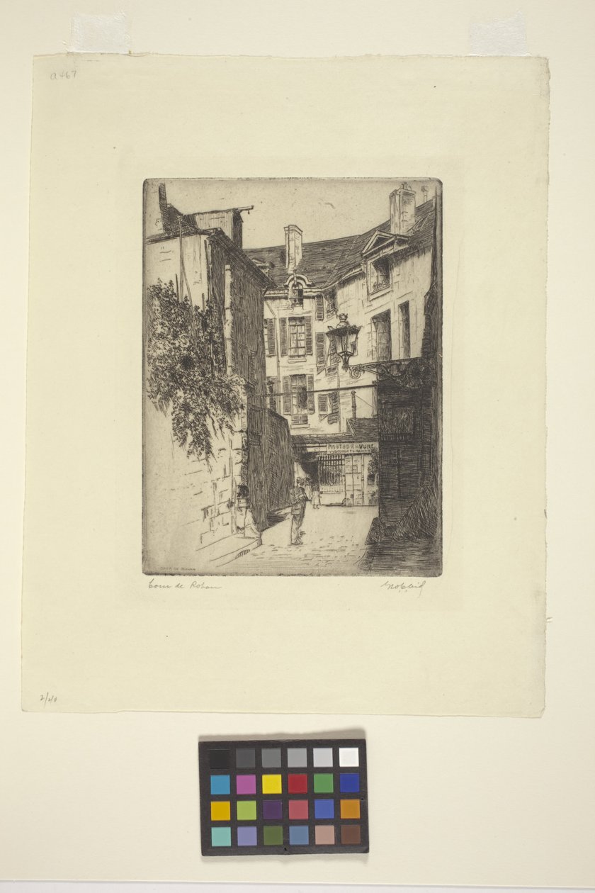 Cour De Rohan (blekk) av George Charles Aid
