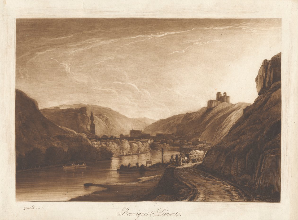 Bouvignes og Dinant av George Arnald