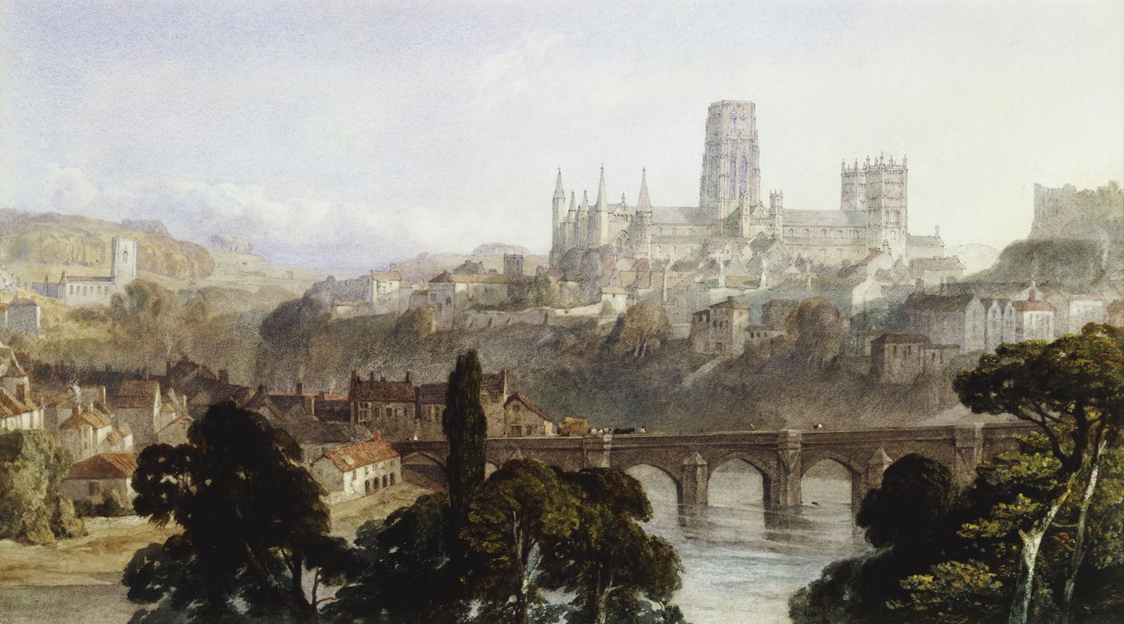Durham katedral, 1846 av George Arthur Fripp