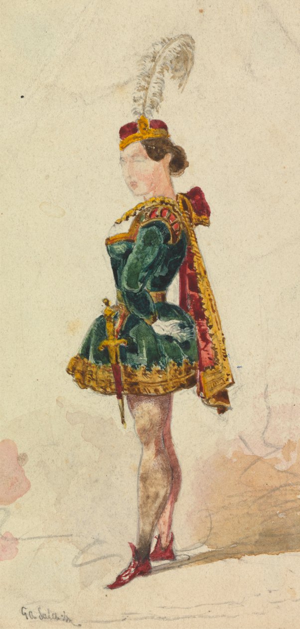 Kvinne i kostyme av George Augustus Sala