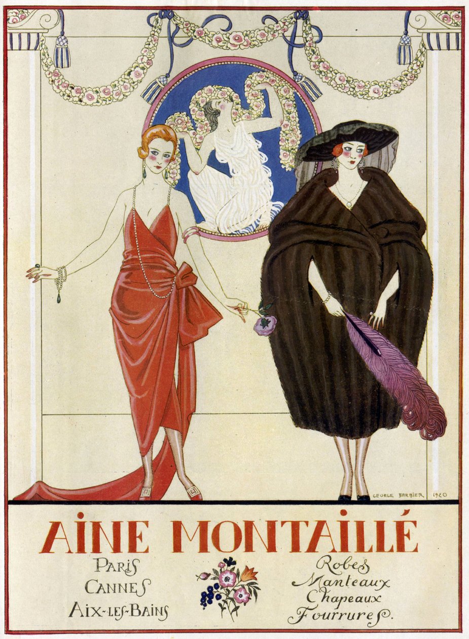 Aine-Montaille, 1920. av George Barbier