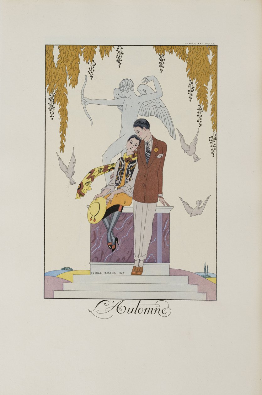 Dikkedarer og dikkedarer: Høst, 1925. av George Barbier