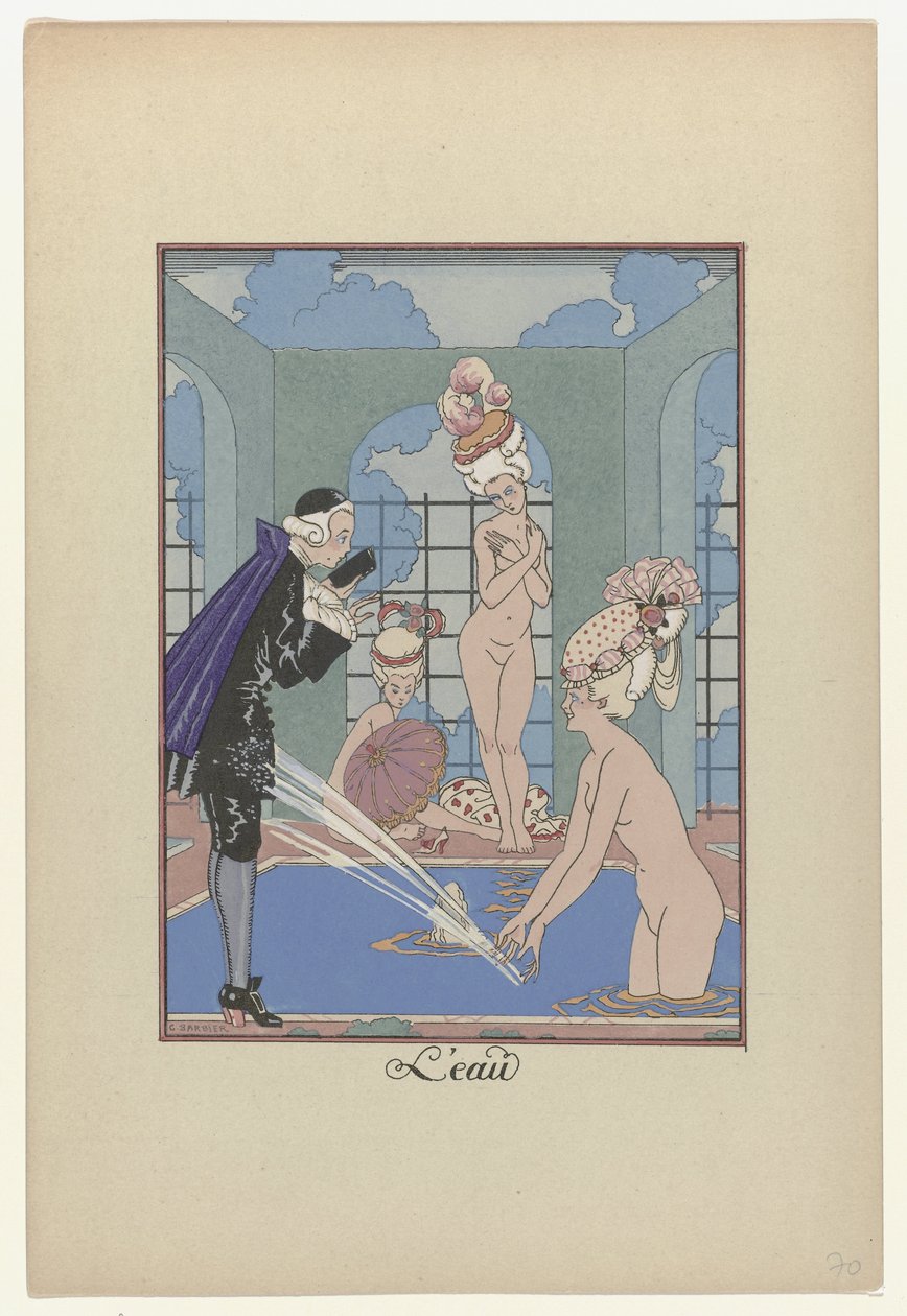 Månedens krans, 1917-1920: Vann av George Barbier