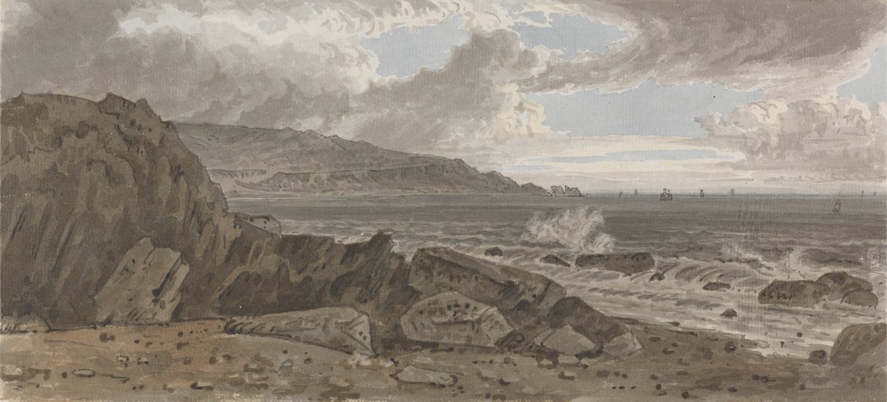 Nålene fra Alum Bay av George Barret Jr.