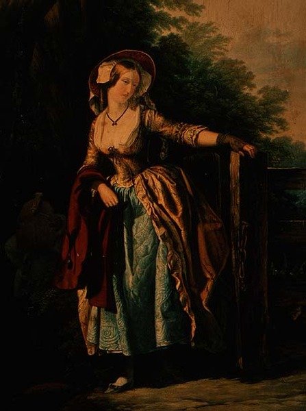 The Parting Look (litho) av George Baxter