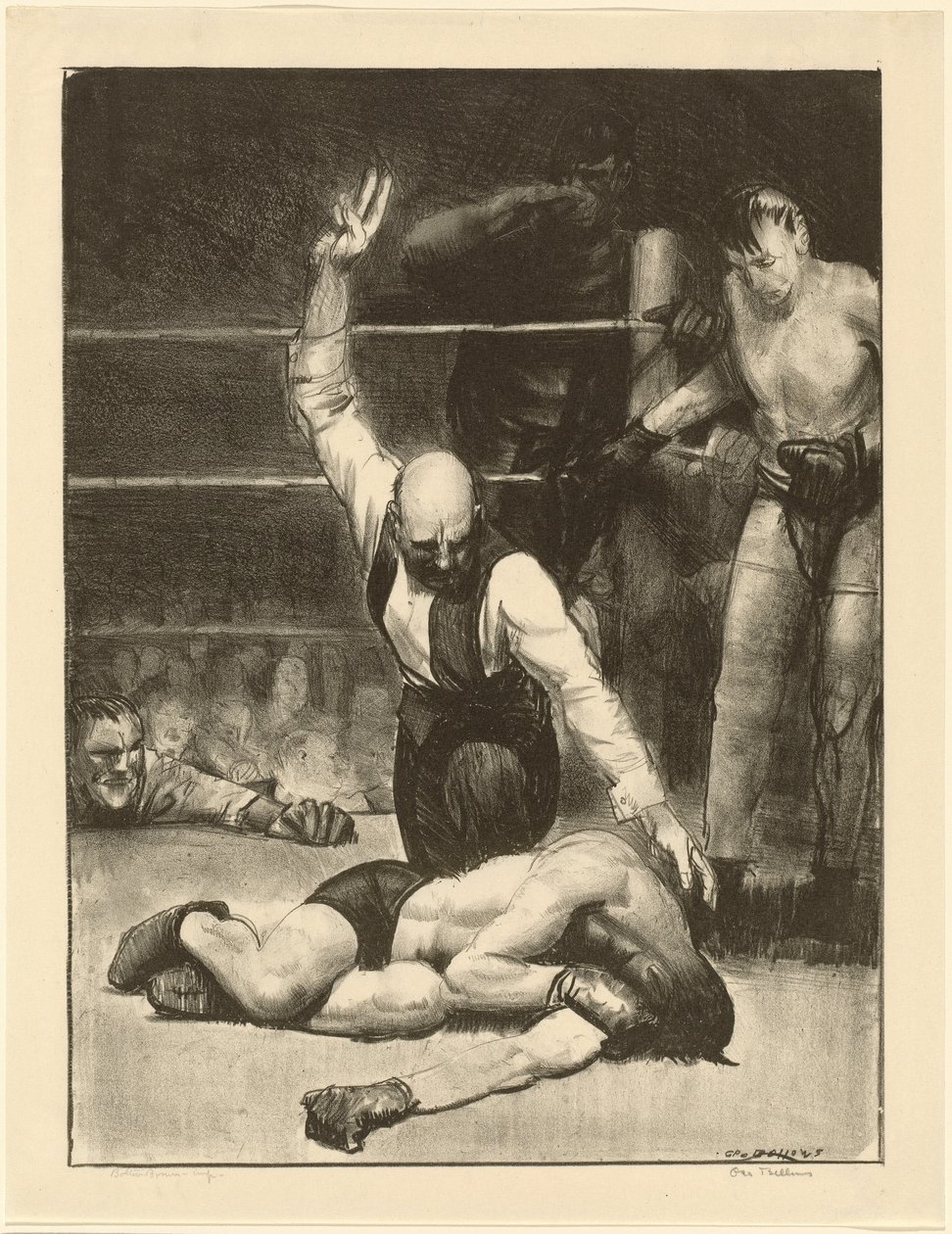 Uttelling, andre stein av George Bellows