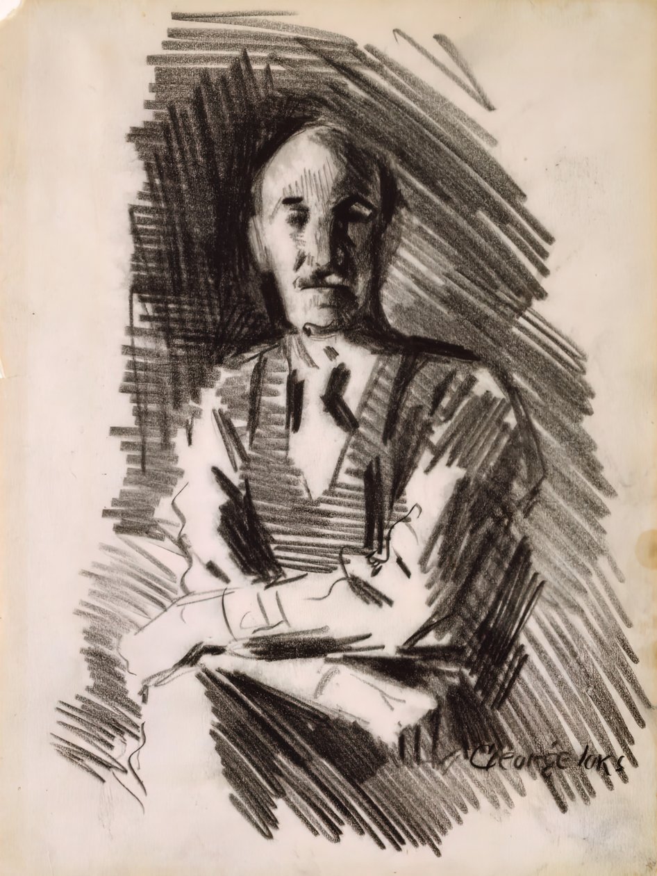 Et portrett, ca. 1904. av George Benjamin Luks