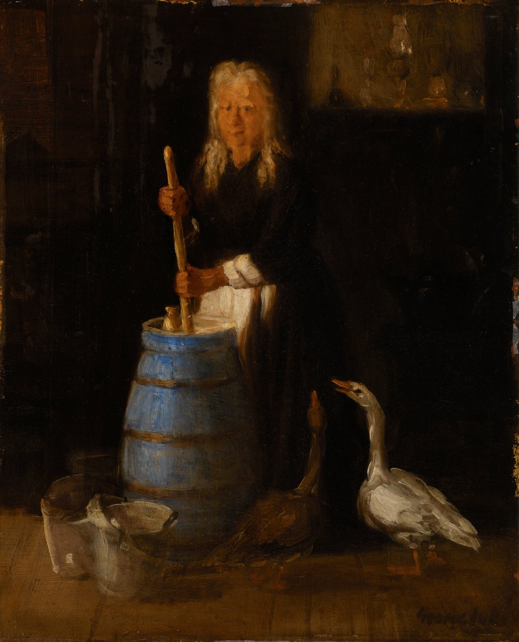 Den blå churn av George Benjamin Luks