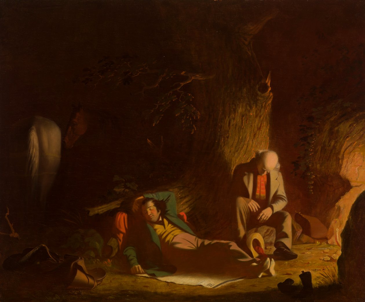 The Laated Wayfarers av George Caleb Bingham