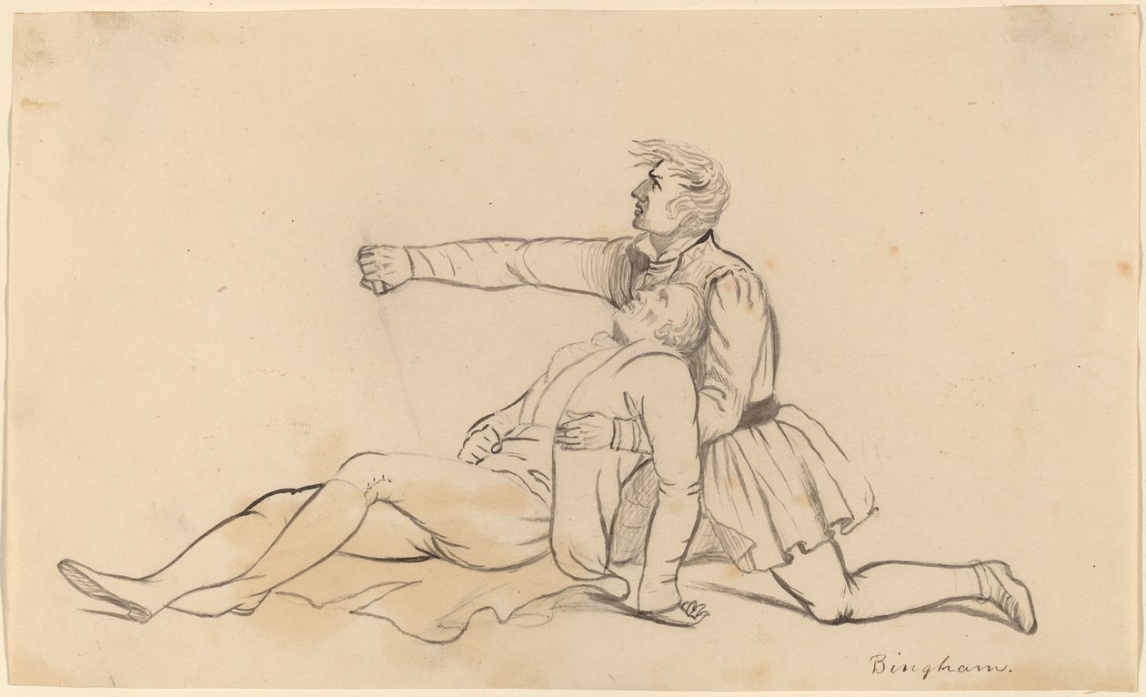 General Warrens død av George Caleb Bingham