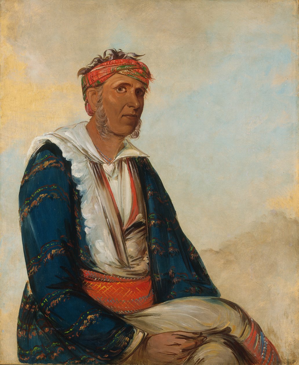 Cól-lee, en bandsjef, 1834. av George Catlin