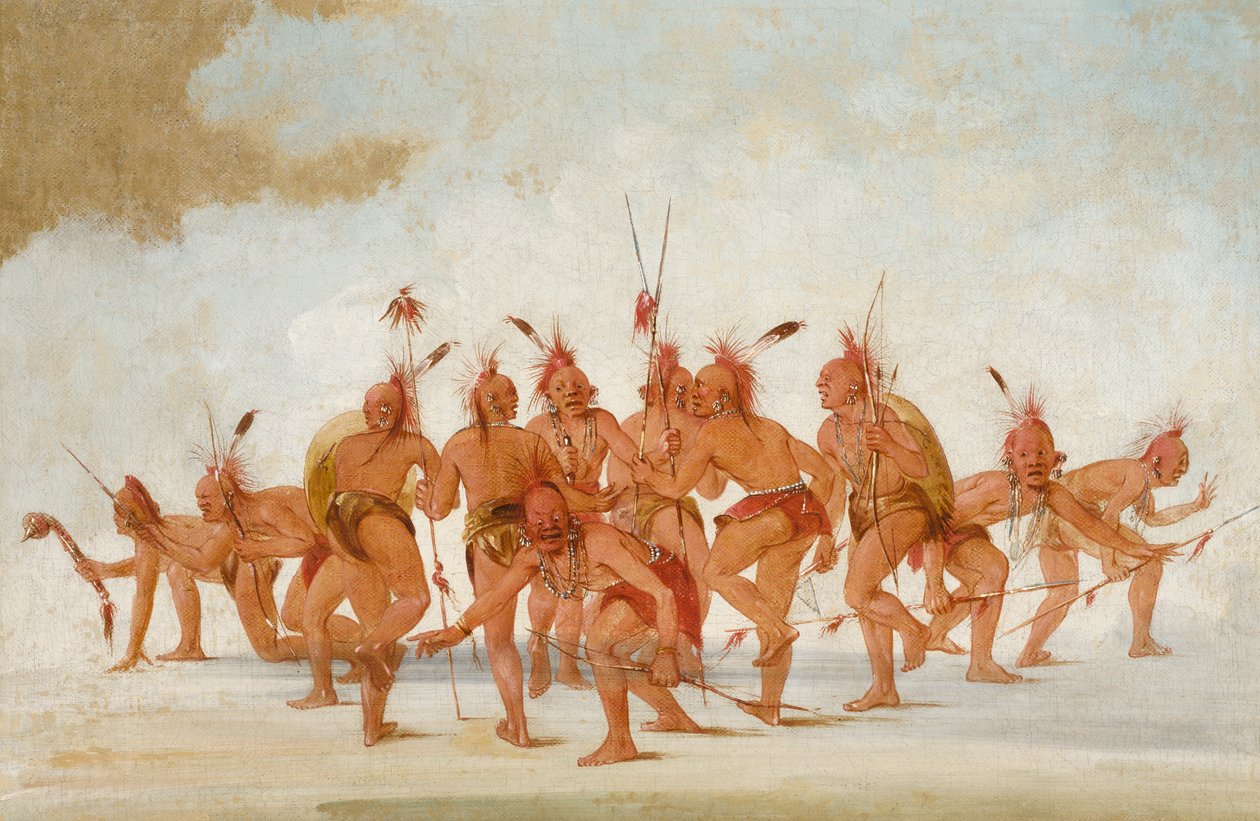 Discovery Dance, Sac and Fox, 1835-1837. av George Catlin