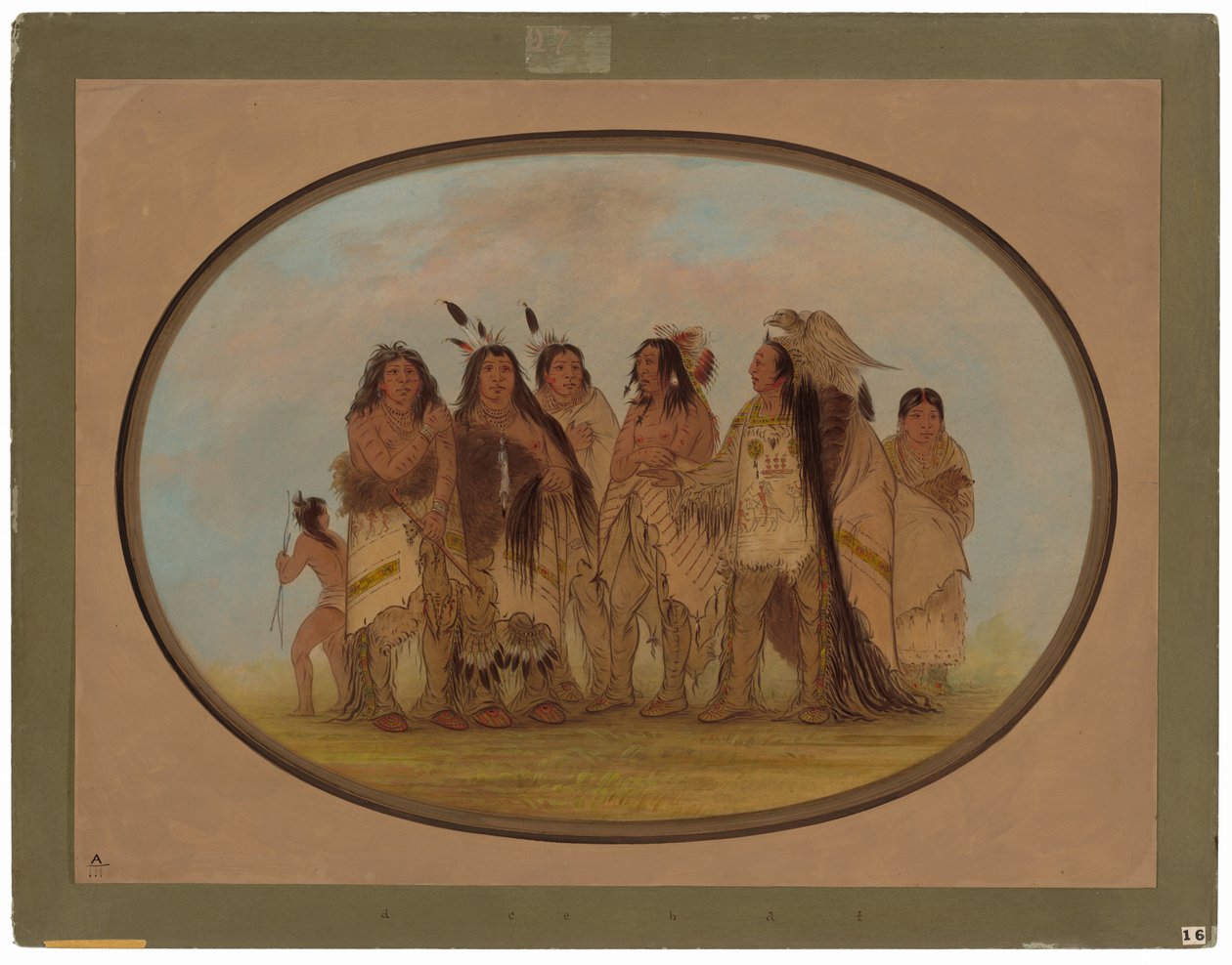 Utmerkede kråkeindianere av George Catlin