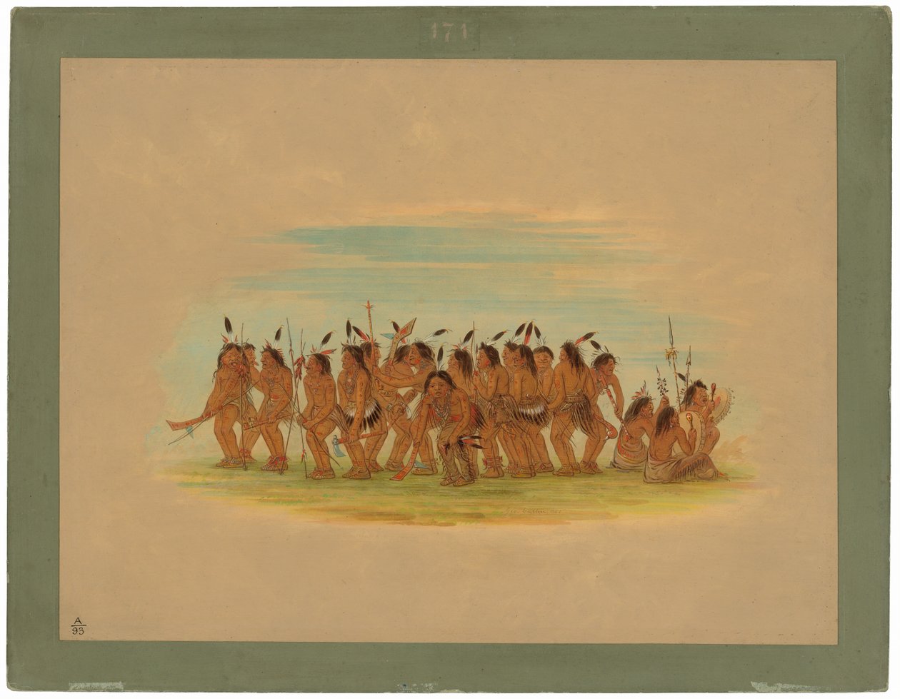 Hundedans - Sioux av George Catlin