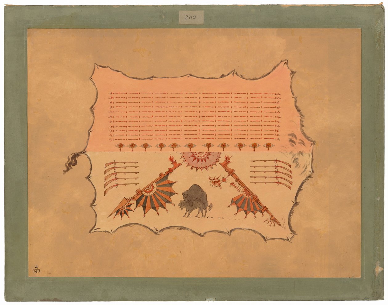 Faksimile av en Omaha-kappe av George Catlin
